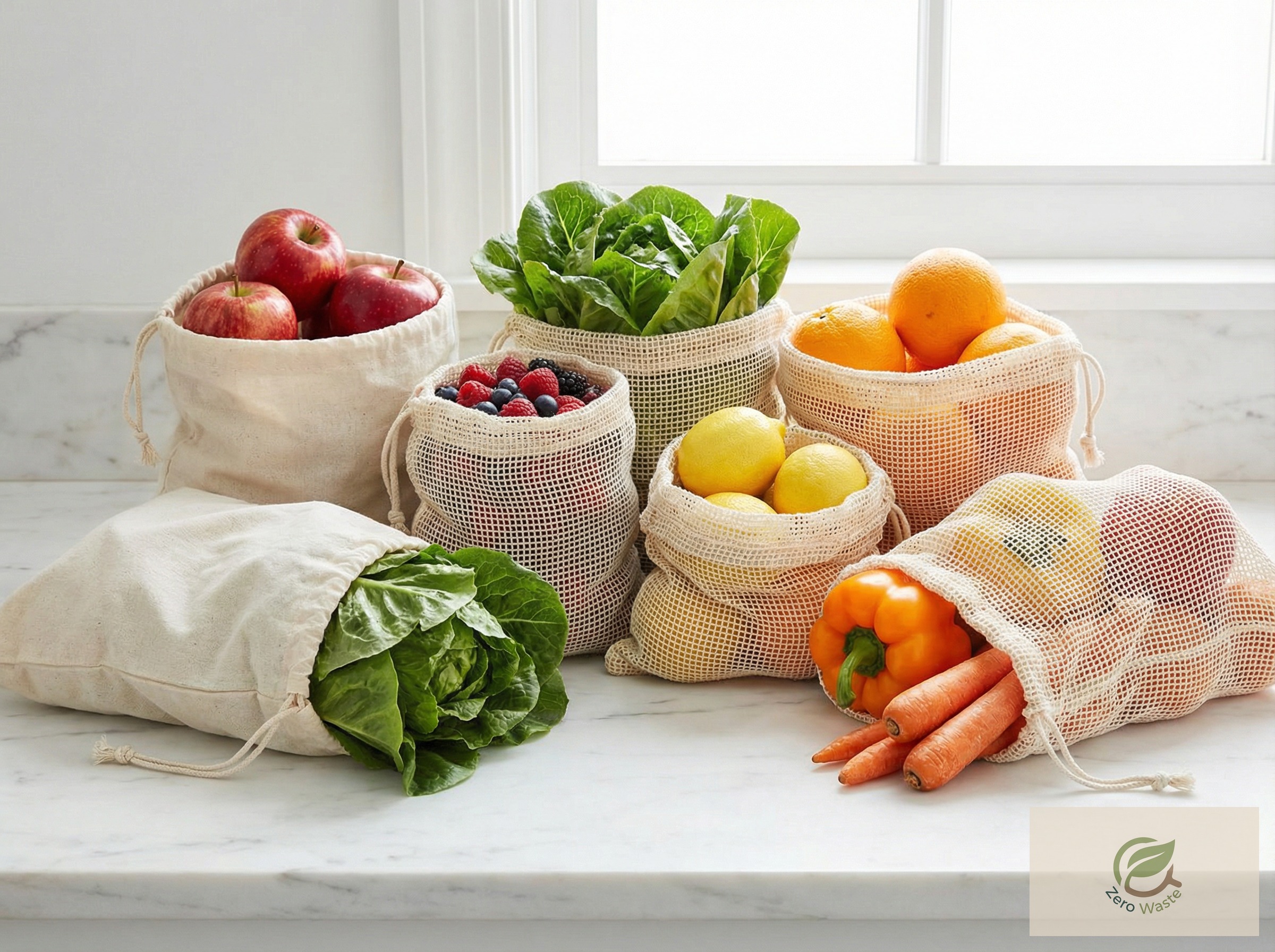 Reusable Mesh Produce Bags photo