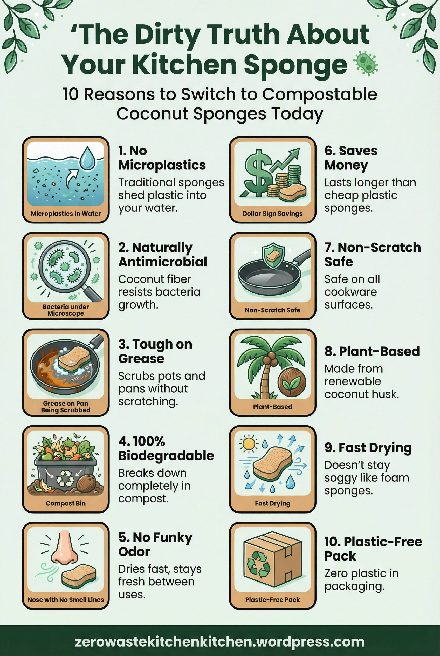 Compostable Kitchen Sponges photo