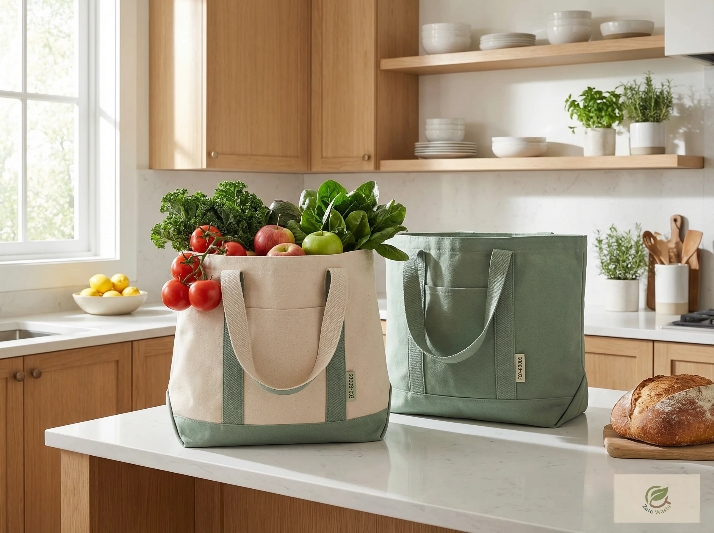 Reusable Grocery Tote Bags