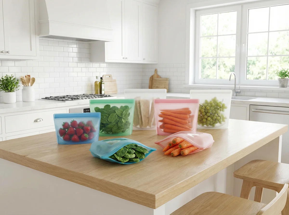 Reusable Silicone Food Storage Bags